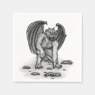 Guardanapo De Papel Golem Gargoyle