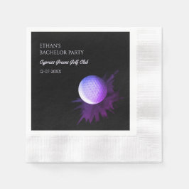 Guardanapo De Papel Golf Bachelor Party - Golfe clássico de golfe