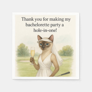 Guardanapo De Papel Golf Bachelorette Obrigado Gaqueiros
