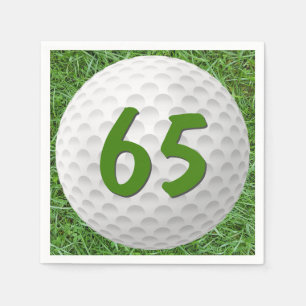 Guardanapo De Papel Golf Ball 65º Aniversário Napkins