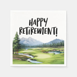 Guardanapo De Papel Golf Fairway Farewell: Reforma no Verde
