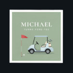 Guardanapo De Papel Golf Par-tee Napkins<br><div class="desc">Golf Napkins</div>