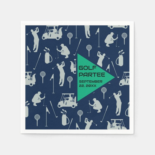 Guardanapo De Papel Golf Par-Tee Paper Napkins (Frente)
