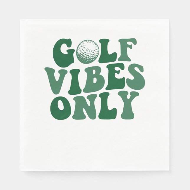 Guardanapo De Papel Golf Só Vibes, Golf Lover (Frente)