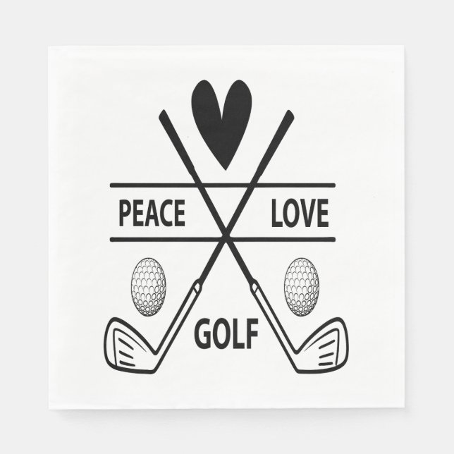 GUARDANAPO DE PAPEL GOLFE DE AMOR DE PAZ (Frente)