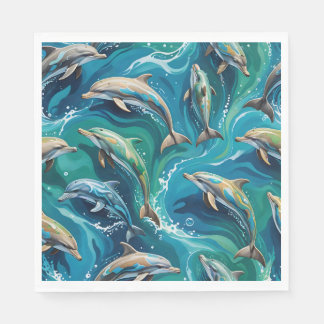 Guardanapo De Papel Golfinhos nadam