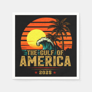 Guardanapo De Papel Golfo dos EUA América Oriental 2025 - Retro Vintag