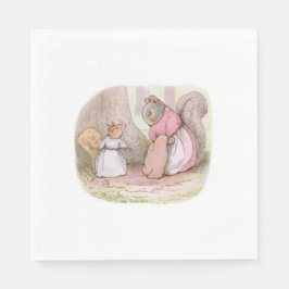 Guardanapo De Papel Goody e Sra. Hackee (Esquilos) (Beatrix Potter)