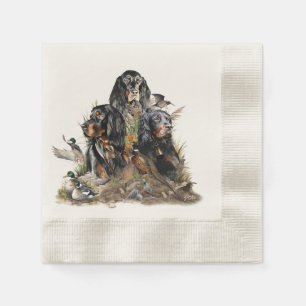 Guardanapo De Papel Gordon Setters , Paixão por Aves , Arte