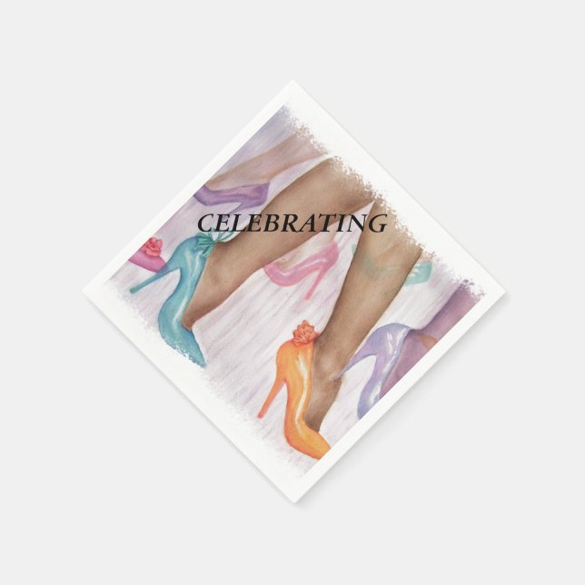 GUARDANAPO DE PAPEL GORGEOUS HI HEELS PAPKINS DE PAPEL (Canto)