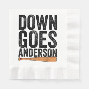 GUARDANAPO DE PAPEL GOSTA ANDERSON FUNNY PRESENTE BASEBALL ANDERSON