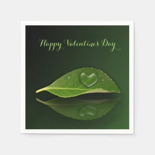 Guardanapo De Papel Gotas de Água em Forma de Coração Adoráveis em Fol