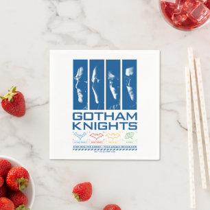 Guardanapo De Papel Gotham Knights Face Painéis