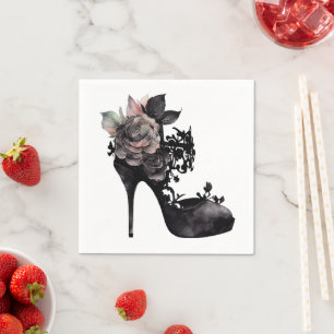 Guardanapo De Papel Gothic Vogue Rosa de Moda de Pastel Mudada Stile