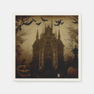Guardanapo De Papel Gótico/Halloween/queda/abóbora
