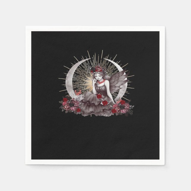 Guardanapo De Papel Gótico Whimsigoth Classic (Frente)