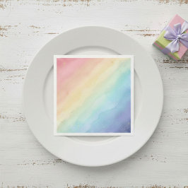 Guardanapo De Papel gradient party watercolor pink Elegant Watercolor