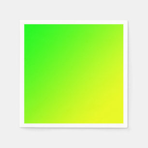 Guardanapo De Papel gradiente amarelo verde
