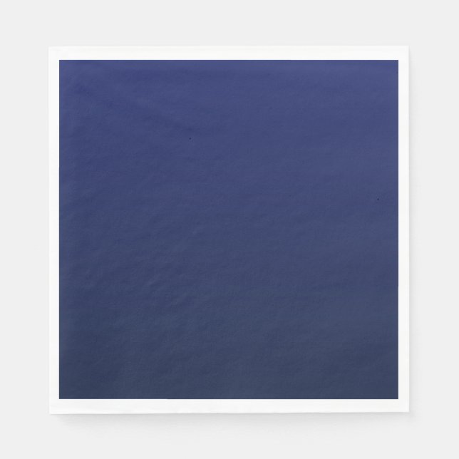 Guardanapo De Papel Gradiente Azul-Marinho Azul Profundo (Frente)