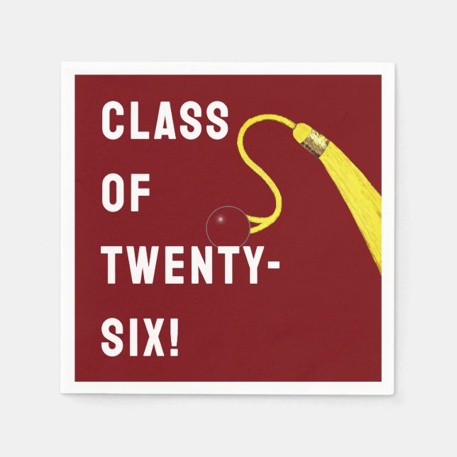 Guardanapo De Papel Graduação 2026 (Frente)