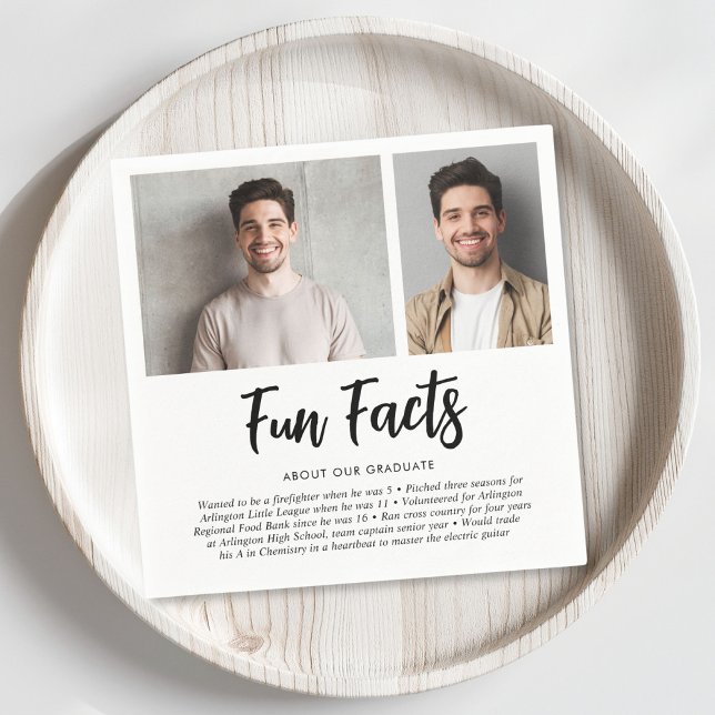 Guardanapo De Papel Graduação 2 Fatos de Diversão de Foto (Criador carregado)