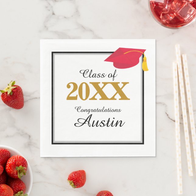 Guardanapo De Papel Graduação de Faculdade ou Segundo grau (Insitu)