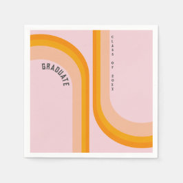 Guardanapo De Papel Graduação de Foto do Arco Arco Arco Arco Retro