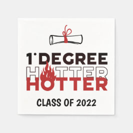 Guardanapo De Papel Graduação Engraçada De Um Grau Mais Quente