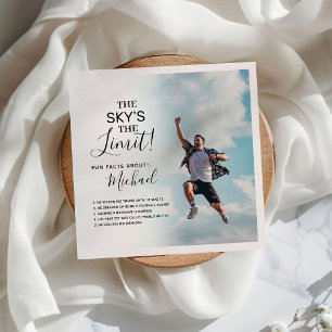 Guardanapo De Papel Graduação Fatos Foto 'The Skys The Limit!'