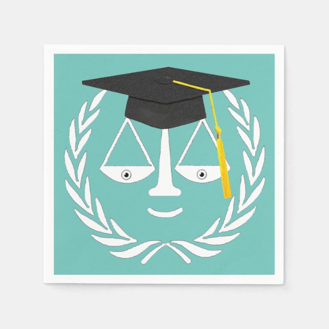 Guardanapo De Papel Graduação na Faculdade de Direito (Frente)