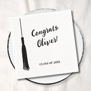 Guardanapo De Papel Graduação Personalizada com Borla de Graduação 202