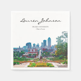 Guardanapo De Papel Graduação Personalizada de Iowa Napkins