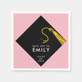 Guardanapo De Papel Graduação Rosa 2026