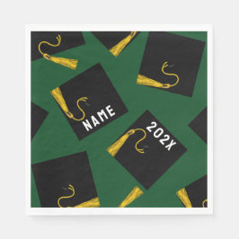 Guardanapo De Papel Graduação Verde 2025