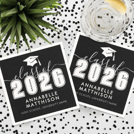 Guardanapo De Papel Graduate Black Graduation