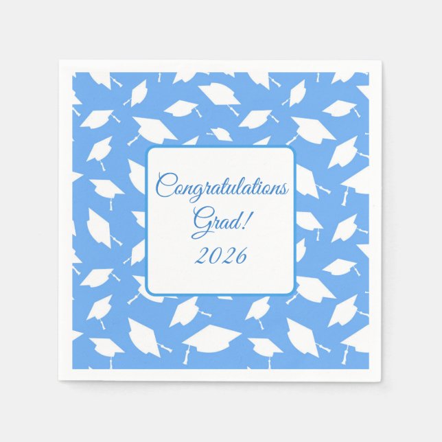 Guardanapo De Papel Graduation Cap Napkins (Frente)