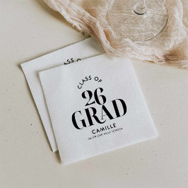 Guardanapo De Papel Graduation Napkins Class of 2026