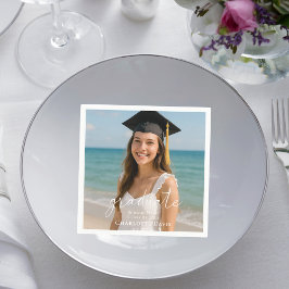 Guardanapo De Papel Graduation party photo script 