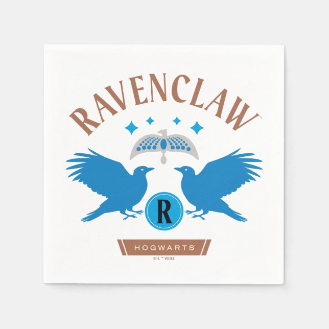 Guardanapo De Papel Gráfico de Diadem de Águia Dupla da RAVENCLAW™ Hou (Frente)