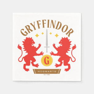 Guardanapo De Papel Gráfico de Espada de Leão Duplo GRYFFINDOR™ House