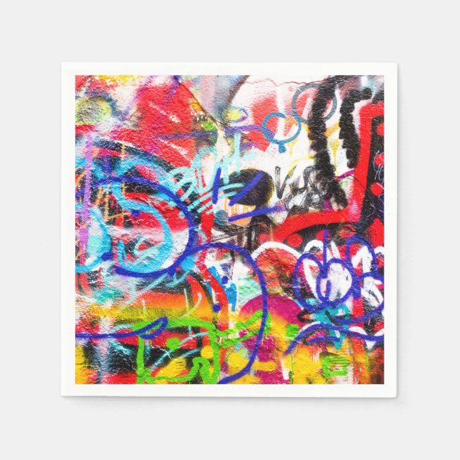 Guardanapo De Papel Grafite louco (Frente)