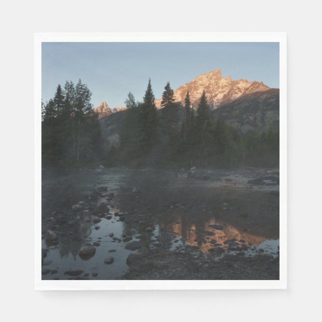 Guardanapo De Papel Grand Teton Sunrise em Cottonwood Creek (Frente)