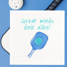 Grandes Mentes Dink Semelhantes Pickleball Diverti