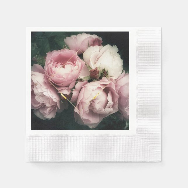 Guardanapo De Papel Grandiose Peonies Paper Napkin (Frente)
