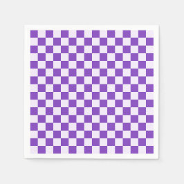 Guardanapo De Papel Grape soda checkerboard pattern