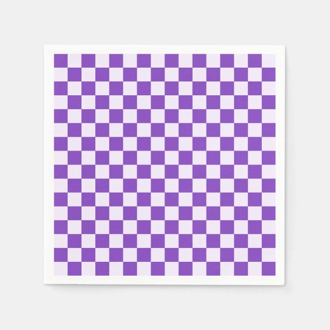 Guardanapo De Papel Grape soda checkerboard pattern (Frente)