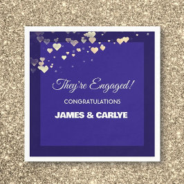 Guardanapo De Papel Gratos de Noivado Personalizados Clássicos