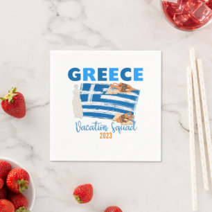 Guardanapo De Papel Grécia da Grécia Viagem da da Europa das Férias Gr