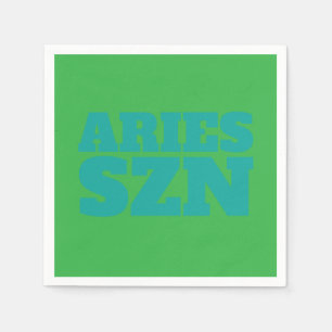 Guardanapo De Papel Green Aries SZN Legal