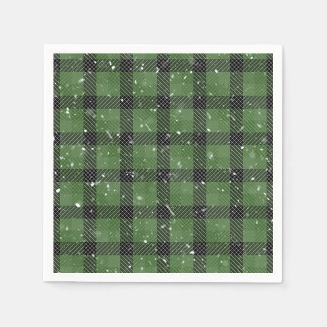 Guardanapo De Papel Green family christmas wallpaper (Frente)